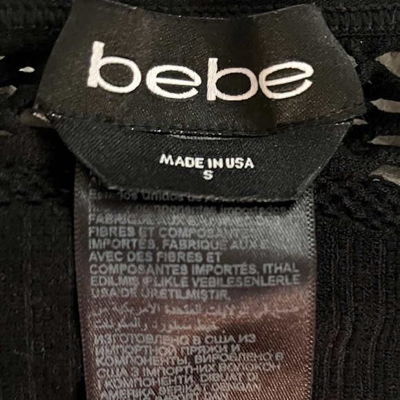 BEBE cut out top - Picture 3 of 5